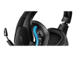 Logitech G935 - Auricular - 7.1 canales - tamaño completo - 2,4 GHz - inalámbrico - conector de 3,5 mm - negro, azul