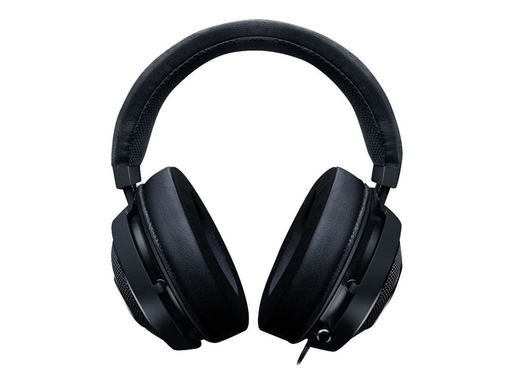 Razer Kraken - Auricular - tamaño completo - cableado - conector de 3,5 mm - aislamiento de ruido - negro
