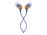 House of Marley Smile Jamaica - Auriculares internos con micro - en oreja - cableado - conector de 3,5 mm - aislamiento de ruido - denim blue