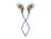House of Marley Smile Jamaica - Auriculares internos con micro - en oreja - cableado - conector de 3,5 mm - aislamiento de ruido - denim blue