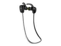 JAM Transit Fitness Buds - Auriculares internos con micro - en oreja - montaje encima de la oreja - Bluetooth - inalámbrico - negro