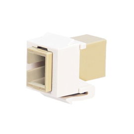 Módulo Acoplador SC Simplex, para Fibra Óptica Monomodo OS1/OS2, Tipo Keystone, Color Blanco Módulo Acoplador SC Simplex, para Fibra Óptica Monomodo OS1/OS2, Tipo Keystone, Color Blanco