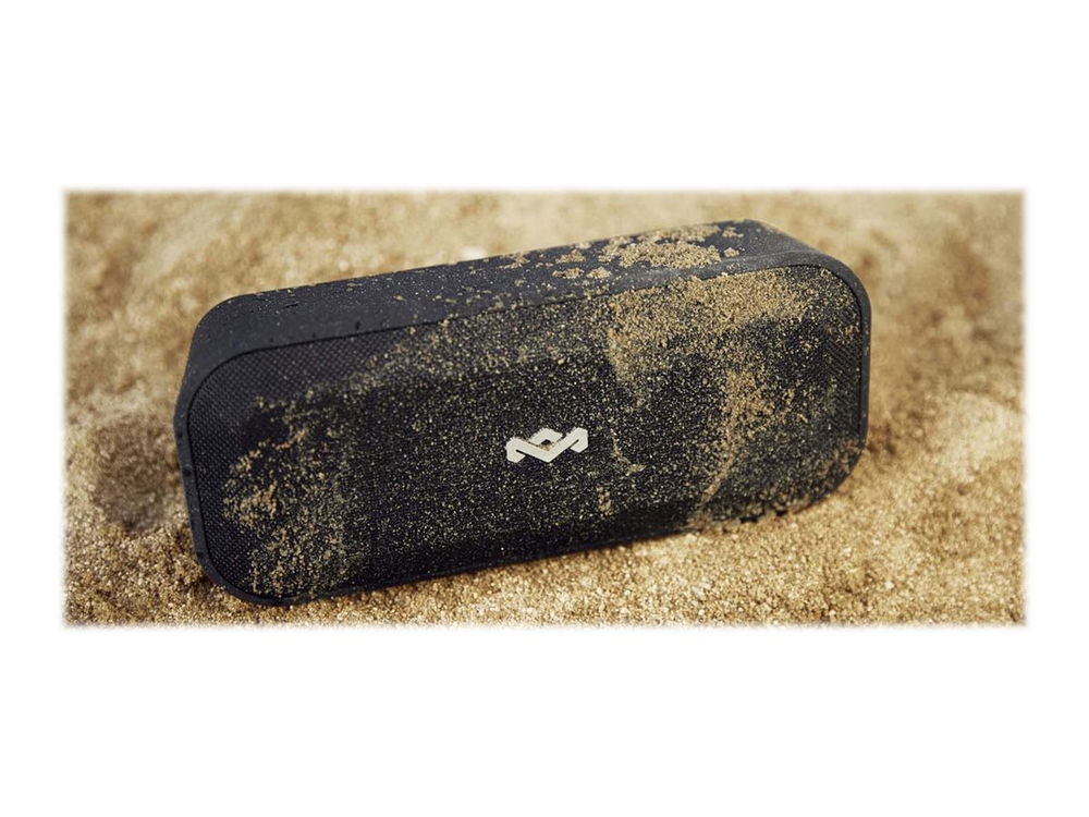 House of Marley No Bounds XL - Altavoz - para uso portátil - inalámbrico - Bluetooth - 20 vatios - 2 vías - negro exclusivo
