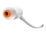 JBL T110 - Auriculares internos con micro - en oreja - cableado - conector de 3,5 mm - blanco