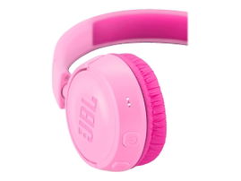 JBL JR300BT - Auriculares con diadema con micro - en oreja - Bluetooth - inalámbrico - rosa