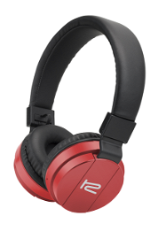 Klip Xtreme KHS-620 - Auriculares con diadema con micro - en oreja - Bluetooth - inalámbrico - rojo