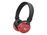Klip Xtreme KHS-620 - Auriculares con diadema con micro - en oreja - Bluetooth - inalámbrico - rojo