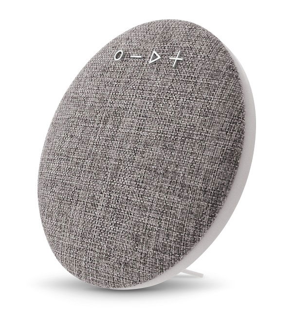 Parlantes Inalámbricos Xtech XTS-620 Zeppelin Speakers - Gris - Micrófono incorporado - Reproducción sin cables hasta 10 metros de distancia de la fuente de audio