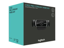 Logitech HD Pro Webcam C922 - Webcam - color - 720p, 1080p - audio - H.264