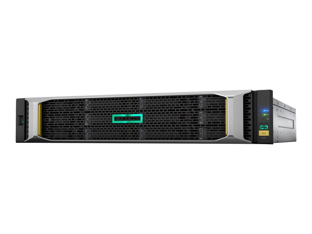 HPE Modular Smart Array 1050 Dual Controller SFF Storage - Orden unidad de disco duro - 0 TB - 24 compartimentos (SAS-3) - SAS 12Gb/s (externo) - montaje en bastidor - 2U