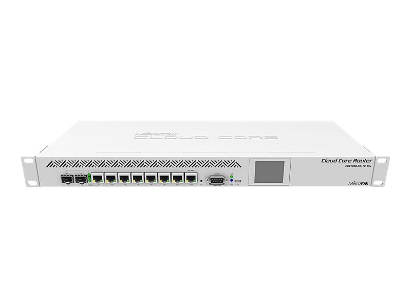MikroTik Cloud Core Router CCR1009-7G-1C-1S+ - Router - 10 GigE - montaje en rack MikroTik Cloud Core Router CCR1009-7G-1C-1S+ - Router - 10 GigE - montaje en rack