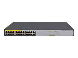 HPE 1420-24G-PoE+ (124W) Switch - Conmutador - sin gestionar - 12 x 10/100/1000 (PoE+) + 12 x 10/100/1000 - sobremesa, montaje en rack - PoE+ (124 W)