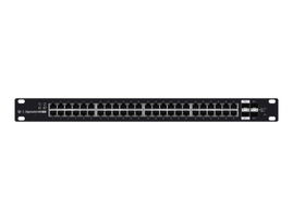 Ubiquiti EdgeSwitch 48 - Conmutador - Gestionado - 48 x 10/100/1000 (PoE+) + 2 x Gigabit SFP / 10 Gigabit SFP+ + 2 x SFP - montaje en rack - PoE+