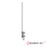 Antena Colineal de Fibra de Vidrio, Omnidireccional de Banda Aérea para Base, 118-138 MHz, 18 MHz de Ancho de Banda, Ganancia de 2.5 dBd, 500 Watt, N Hembra.