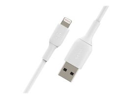 Belkin BoostCharge - Cable Lightning - Lightning macho a USB macho - 2 m - blanco