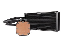 CORSAIR Hydro Series H100x High Performance Liquid CPU Cooler - Sistema de refrigeración líquida del procesador - (para: LGA1156, AM2, AM3, LGA1155, LGA2011, LGA1150, LGA1151, AM4, LGA2066, LGA1200) - 120 mm