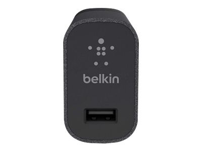 Belkin Cargador doméstico - Adaptador de corriente - 2.4 A (USB) - negro Belkin Cargador doméstico - Adaptador de corriente - 2.4 A (USB) - negro