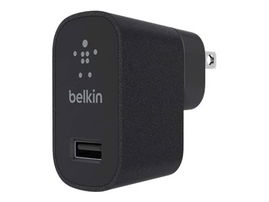 Belkin Cargador doméstico - Adaptador de corriente - 2.4 A (USB) - negro Belkin Cargador doméstico - Adaptador de corriente - 2.4 A (USB) - negro