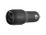 Belkin Dual Charger - Adaptador de corriente para el coche - 24 vatios - 4.8 A - 2 conectores de salida (USB) - en el cable: Lightning - negro