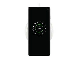 Belkin - Base de carga inalámbrica + adaptador de corriente CA - 10 vatios - blanco Belkin - Base de carga inalámbrica + adaptador de corriente CA - 10 vatios - blanco