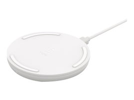 Belkin - Base de carga inalámbrica + adaptador de corriente CA - 10 vatios - blanco Belkin - Base de carga inalámbrica + adaptador de corriente CA - 10 vatios - blanco