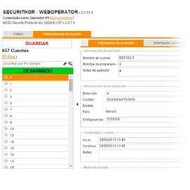 Licencia, Modulo acceso Web local o remota  para operadores del Software de Monitoreo Securithor v 2.0