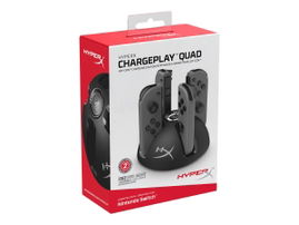 HyperX ChargePlay Quad - Estación de carga - 4 conectores de salida (Joy-Con connector) - para NINTENDO Joy-Con (L), Joy-Con (L)/(R), Joy-Con (R), Switch Joy-Con Set; Nintendo Switch HyperX ChargePlay Quad - Estación de carga - 4 conectores de salida (Joy-Con connector) - para NINTENDO Joy-Con (L), Joy-Con (L)/(R), Joy-Con (R), Switch Joy-Con Set; Nintendo Switch