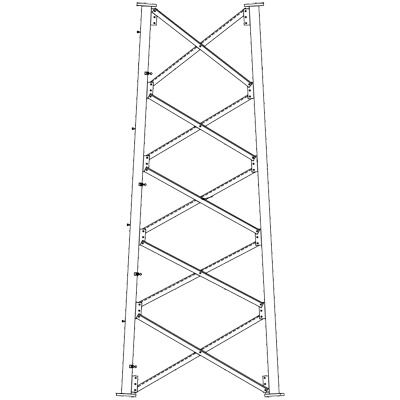 Sección 7 Intermedia para Torre Autosoportada línea SSV (Código de Fábrica: 7N) Sección 7 Intermedia para Torre Autosoportada línea SSV (Código de Fábrica: 7N)