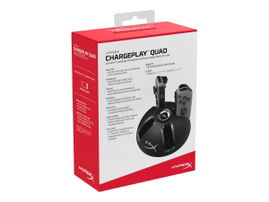 HyperX ChargePlay Quad - Estación de carga - 4 conectores de salida (Joy-Con connector) - para NINTENDO Joy-Con (L), Joy-Con (L)/(R), Joy-Con (R), Switch Joy-Con Set; Nintendo Switch HyperX ChargePlay Quad - Estación de carga - 4 conectores de salida (Joy-Con connector) - para NINTENDO Joy-Con (L), Joy-Con (L)/(R), Joy-Con (R), Switch Joy-Con Set; Nintendo Switch