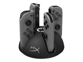 HyperX ChargePlay Quad - Estación de carga - 4 conectores de salida (Joy-Con connector) - para NINTENDO Joy-Con (L), Joy-Con (L)/(R), Joy-Con (R), Switch Joy-Con Set; Nintendo Switch HyperX ChargePlay Quad - Estación de carga - 4 conectores de salida (Joy-Con connector) - para NINTENDO Joy-Con (L), Joy-Con (L)/(R), Joy-Con (R), Switch Joy-Con Set; Nintendo Switch