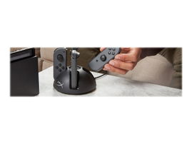 HyperX ChargePlay Quad - Estación de carga - 4 conectores de salida (Joy-Con connector) - para NINTENDO Joy-Con (L), Joy-Con (L)/(R), Joy-Con (R), Switch Joy-Con Set; Nintendo Switch HyperX ChargePlay Quad - Estación de carga - 4 conectores de salida (Joy-Con connector) - para NINTENDO Joy-Con (L), Joy-Con (L)/(R), Joy-Con (R), Switch Joy-Con Set; Nintendo Switch
