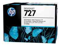 HP 727 - Gris, amarillo, cián, magenta, negro mate, Photo Negro - cabezal de impresión - para DesignJet T1500, T1530, T2500, T2530, T920, T930
