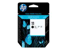 HP 11 - Negro - cabezal de impresión - para Business Inkjet 1000, 1200, 2800; DesignJet 11X, 500, 510, 70, 820; Officejet Pro K850