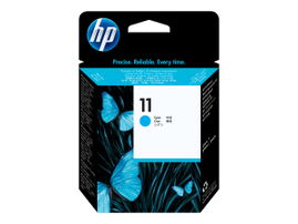 HP 11 - Cián - cabezal de impresión - para Business Inkjet 1000, 1100, 1200, 2300, 2800; DesignJet 110, 70; Officejet Pro K850