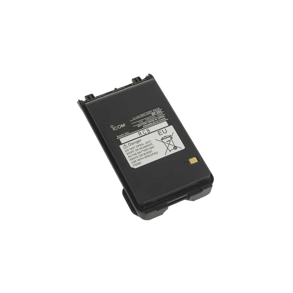 Li-Ion Battery Pack 7.4V/1900mAh (min.), 2000mAh (typ.), Provides 19 hr Operating Time (approx.) (Tx(Hi): Rx: standby = 5:5:90, Power save on)