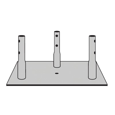 Placa Base para Torre Sección 25G. Placa Base para Torre Sección 25G.