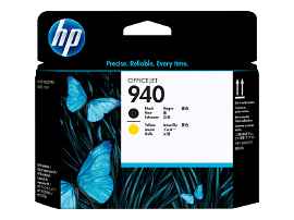 HP 940 - Negro, amarillo - cabezal de impresión - para Officejet Pro 8000, 8500, 8500 A909a, 8500A, 8500A A910a, 8500A A910d
