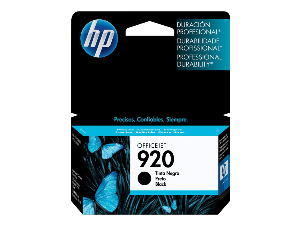 HP 920 - Negro - original - cartucho de tinta - para Officejet 6500, 6500 E709a, 6500 E709c, 6500A, 6500A E710a, 7500A HP 920 - Negro - original - cartucho de tinta - para Officejet 6500, 6500 E709a, 6500 E709c, 6500A, 6500A E710a, 7500A
