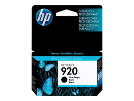 HP 920 - Negro - original - cartucho de tinta - para Officejet 6500, 6500 E709a, 6500 E709c, 6500A, 6500A E710a, 7500A