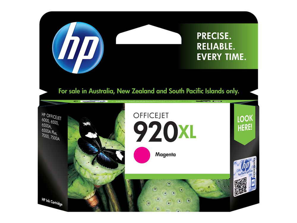 HP 920XL - 6 ml - Alto rendimiento - magenta - original - cartucho de tinta - para Officejet 4500 G510, 6000, 6000 E609, 6500, 6500 E709, 6500A E710, 7000 E809, 7500 HP 920XL - 6 ml - Alto rendimiento - magenta - original - cartucho de tinta - para Officejet 4500 G510, 6000, 6000 E609, 6500, 6500 E709, 6500A E710, 7000 E809, 7500