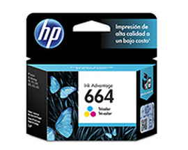 HP - Ink cartridge - Tricolor - 664