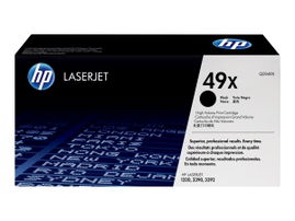 HP 49X - Alto rendimiento - negro - original - LaserJet - cartucho de tóner (Q5949X) - para LaserJet 1160, 1160Le, 1320, 1320n, 1320nw, 1320t, 1320tn, 3390, 3392