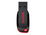 SanDisk Cruzer Blade - Unidad flash USB - 64 GB - USB 2.0 - negro, rojo