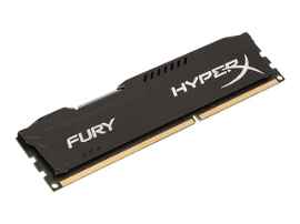 HyperX FURY - DDR3 - módulo - 4 GB - DIMM de 240 contactos - 1600 MHz / PC3-12800 - CL10 - 1.5 V - sin búfer - no ECC - negro