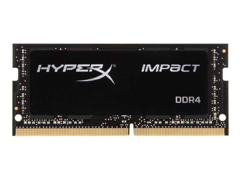HyperX Impact - DDR4 - módulo - 8 GB - SO-DIMM de 260 espigas - 2666 MHz / PC4-21300 - CL15 - 1.2 V - sin búfer - no ECC - negro