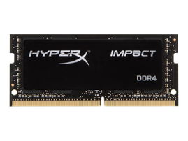 HyperX Impact - DDR4 - módulo - 8 GB - SO-DIMM de 260 espigas - 2666 MHz / PC4-21300 - CL15 - 1.2 V - sin búfer - no ECC - negro