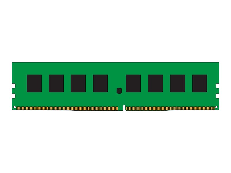 Kingston ValueRAM - DDR4 - módulo - 8 GB - DIMM de 288 contactos - 2666 MHz / PC4-21300 - CL19 - 1.2 V - sin búfer - no ECC