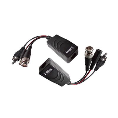 Kit de transceptores activos con alimentación 12V/24VCD/AC, video y audio de un canal TurboHD para aplicaciones de video por UTP cat5e/6 en alta definición. Distancia de hasta 200 m en 4K Kit de transceptores activos con alimentación 12V/24VCD/AC, video y audio de un canal TurboHD para aplicaciones de video por UTP cat5e/6 en alta definición. Distancia de hasta 200 m en 4K