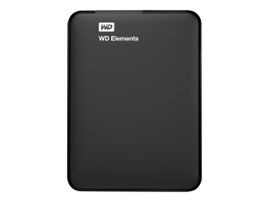 WD ELEMENTS Almacenamiento portátil WDBUZG0010BBK - Disco duro - 1 TB - externo (portátil) - USB 3.0