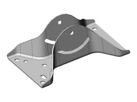 Ubiquiti Universal Arm Bracket UB-AM - Kit de montaje de dispositivos de red - instalable en poste, instalable en pared